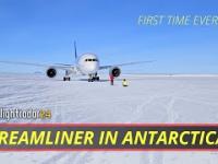 787 lands on Antarctica ICE RUNWAY! (And takes off again)