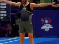 Mistrz świata w skokach na ścieżce akrobatycznej - tumbling