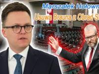 Braun wykluczony z obrad Sejmu - Sprawą zajmie się Prokuratura ! 12.12.2023.