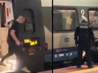 Pijany mężczyzna wpadł pod pociąg. Wzorowo zareagował pasażer, oraz ochrona i ...ksiądz