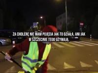Wyższy poziom debilizmu - polski youtuber maluje pasy na jezdni