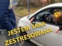 Stresująca sytuacja drogowa