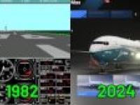 Historia Gier z Serri Microsoft flight Simulator (1982 - 2024)